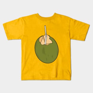 Coconut water for hot days Kids T-Shirt